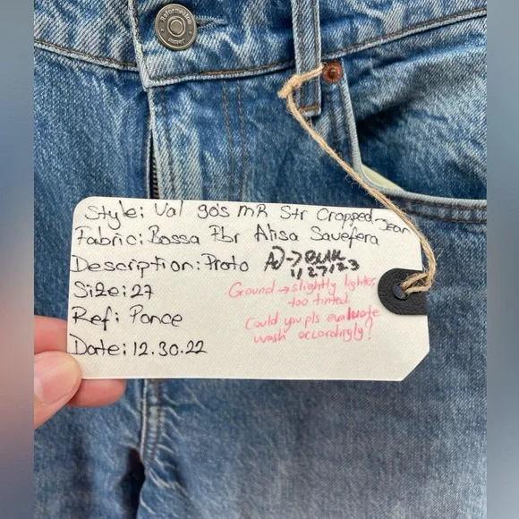 Reformation Blue Flare & Wide Leg Jeans - Picture 4 of 6